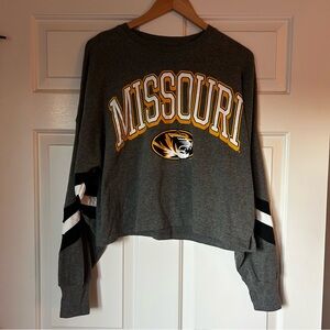 Missouri Mizzou spirit jersey sweatshirt